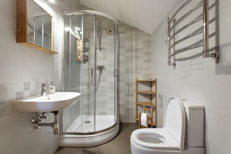 Shower with Built-In Storage